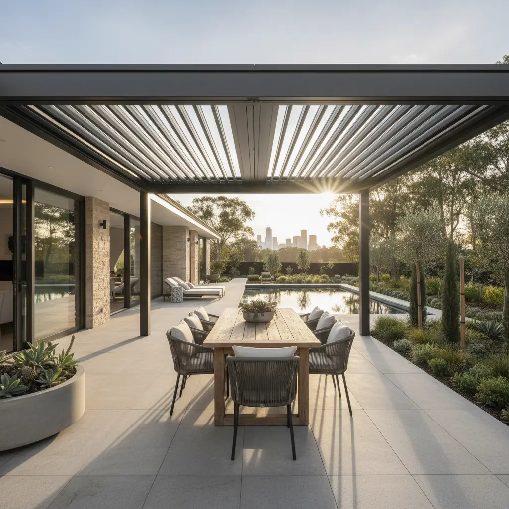 Luxury outdoor living space in Melbourne