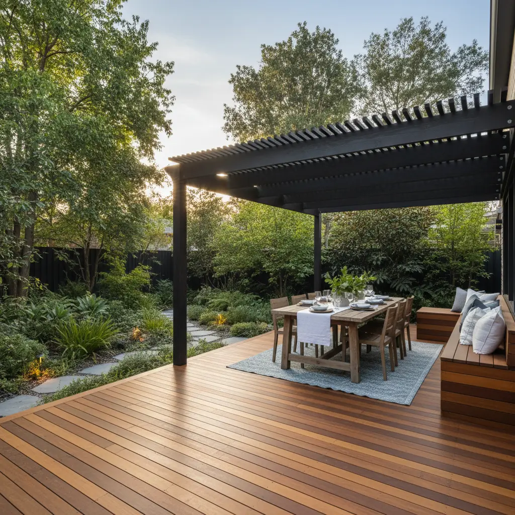 Luxury outdoor living space in Melbourne