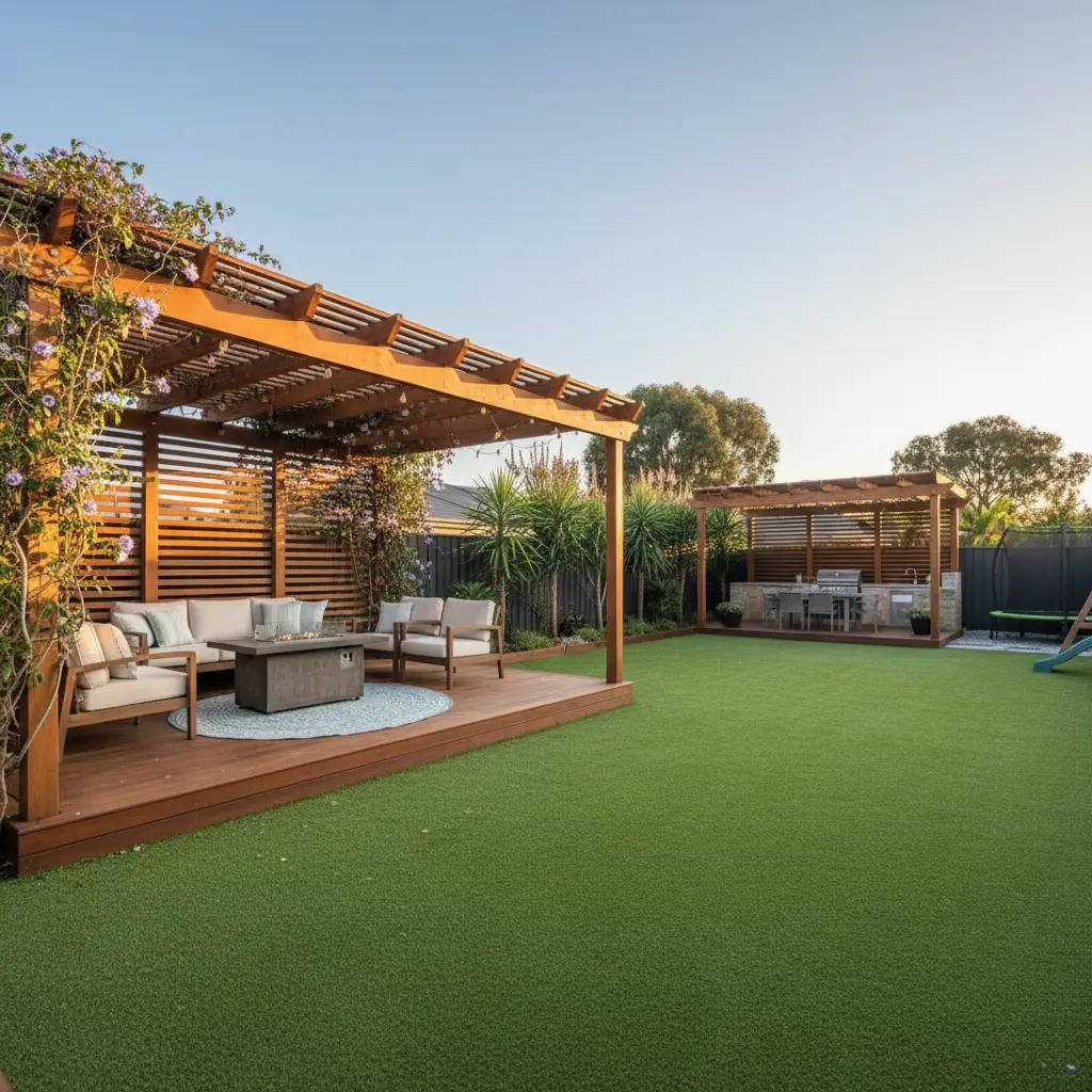 Luxury outdoor living space in Melbourne