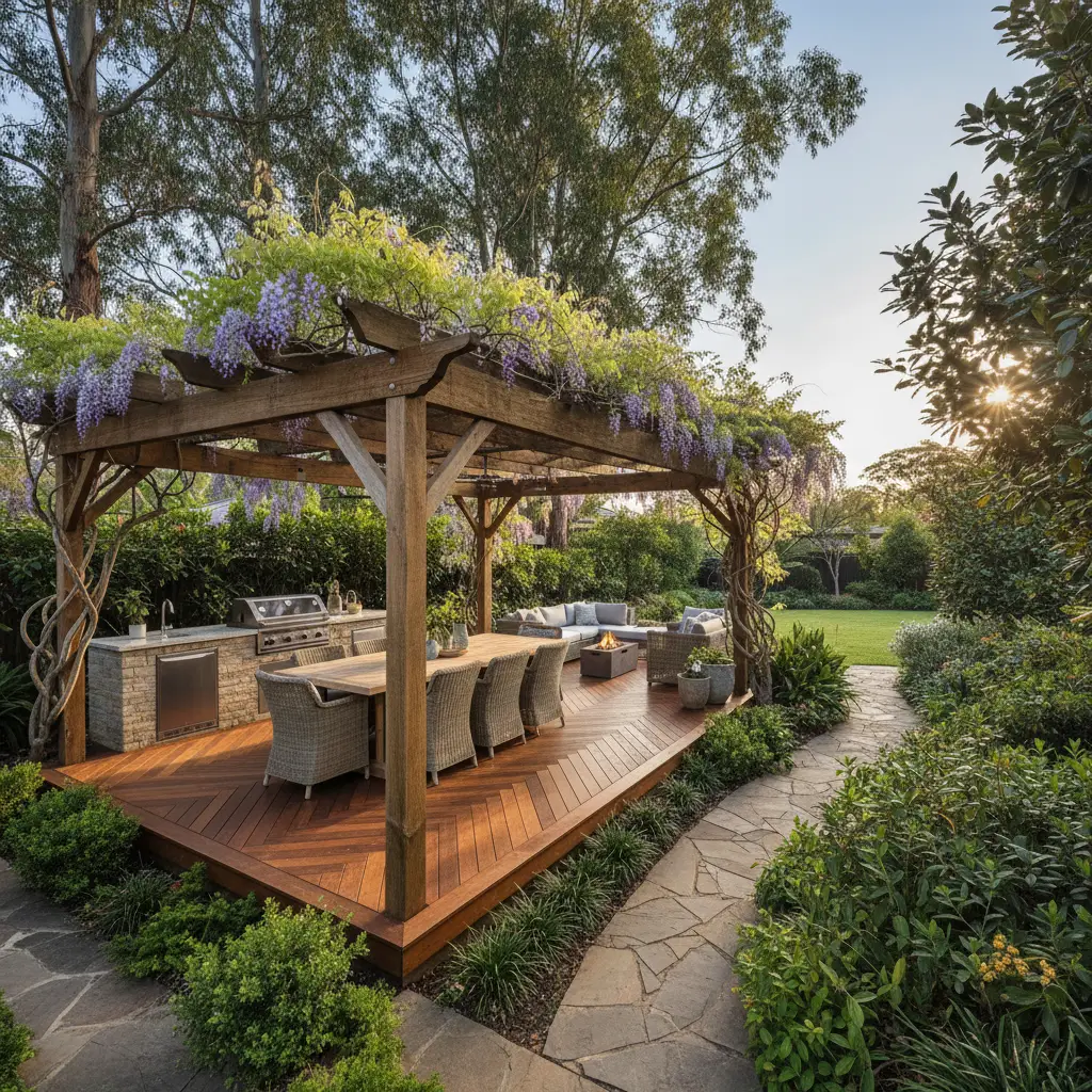 Luxury outdoor living space in Melbourne