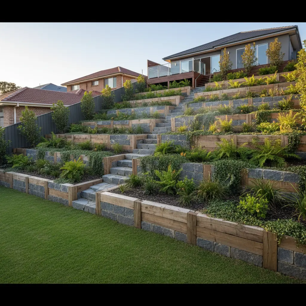 Tiered Garden Terracing System