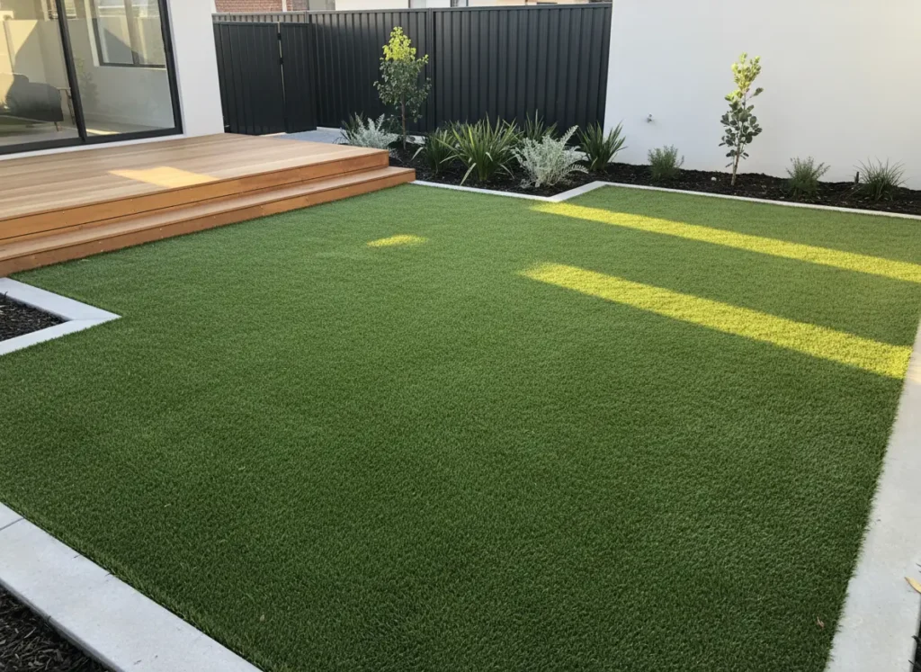 Premium artificial grass installation
