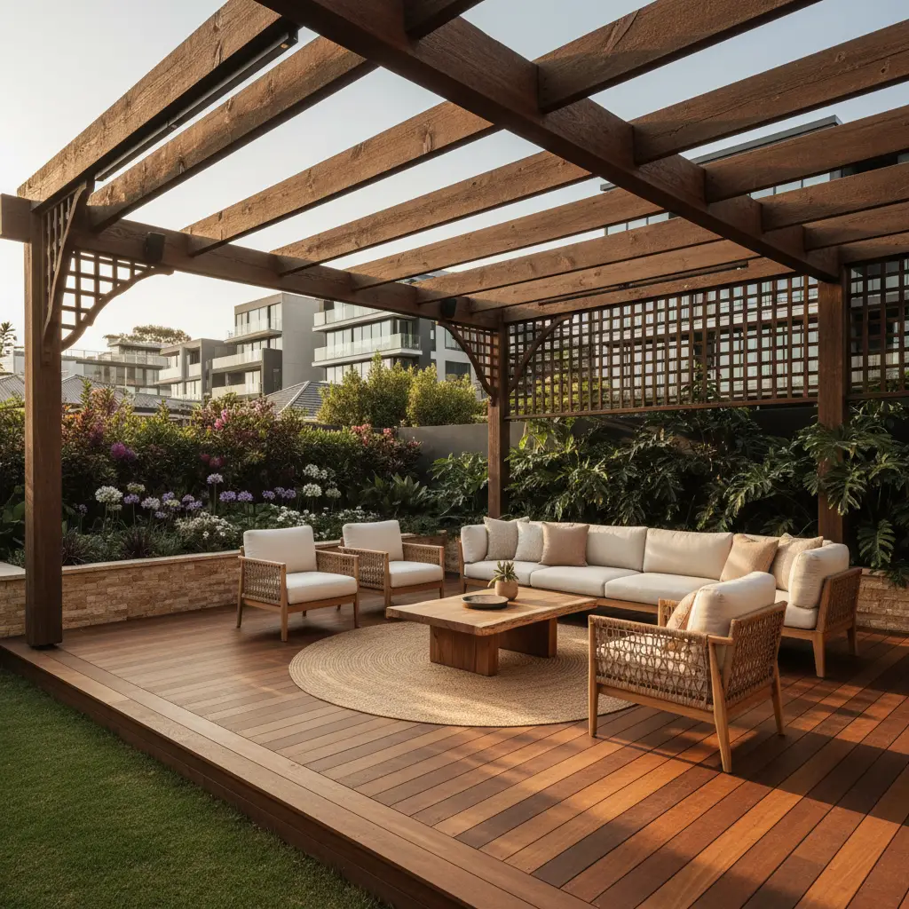 Luxury outdoor living space in Melbourne